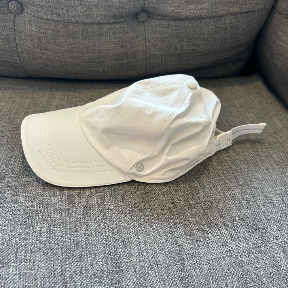 Lululemon Athletica White Adjustable Cap